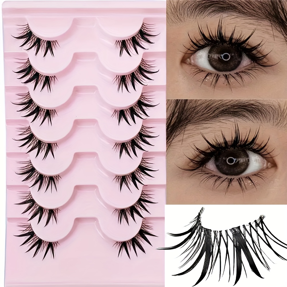 Eyelash Extension Japan - 7 пар накладных ресниц Half Eye
