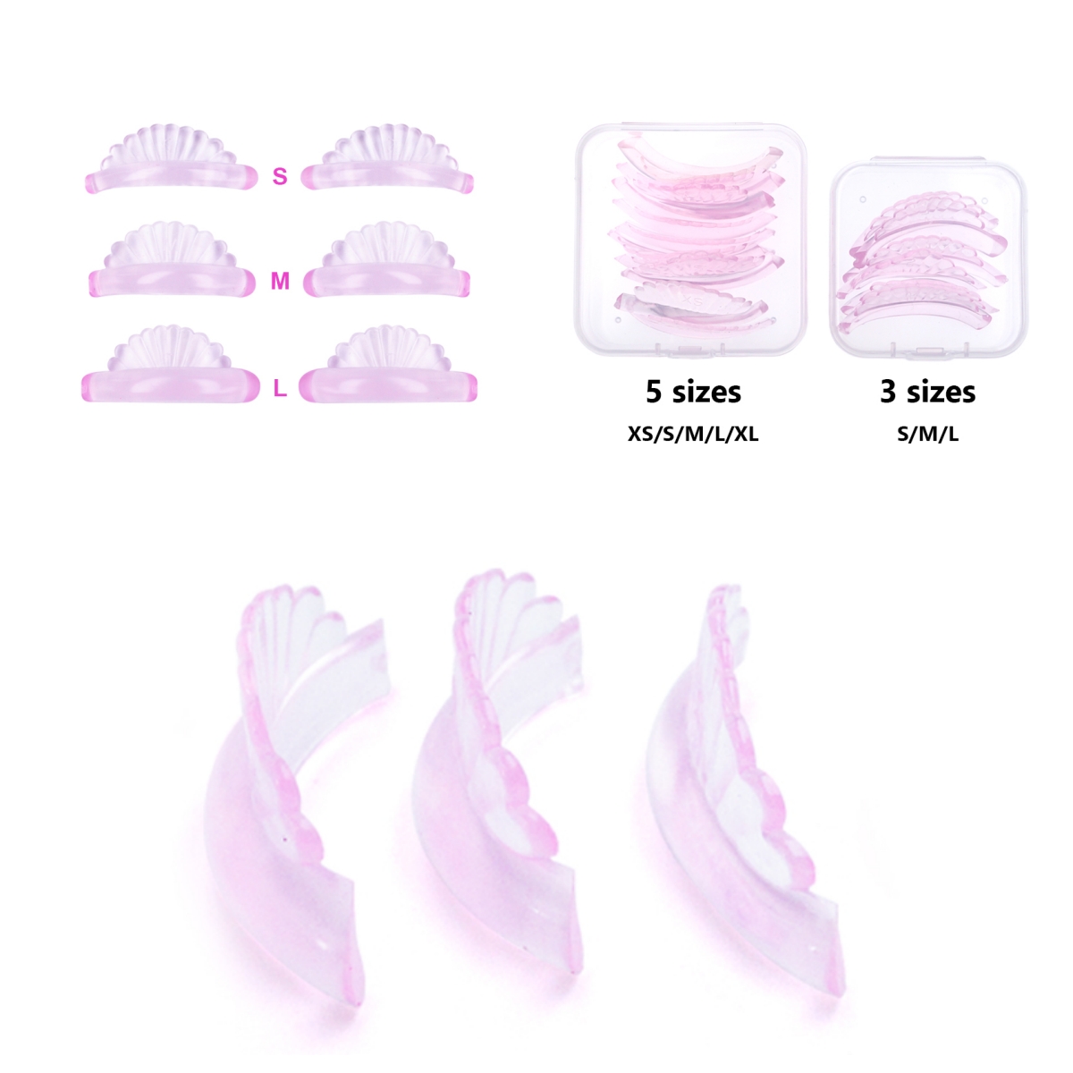 Eyelash Extension Or Extensions - 3 пары или 5 пар силиконовых