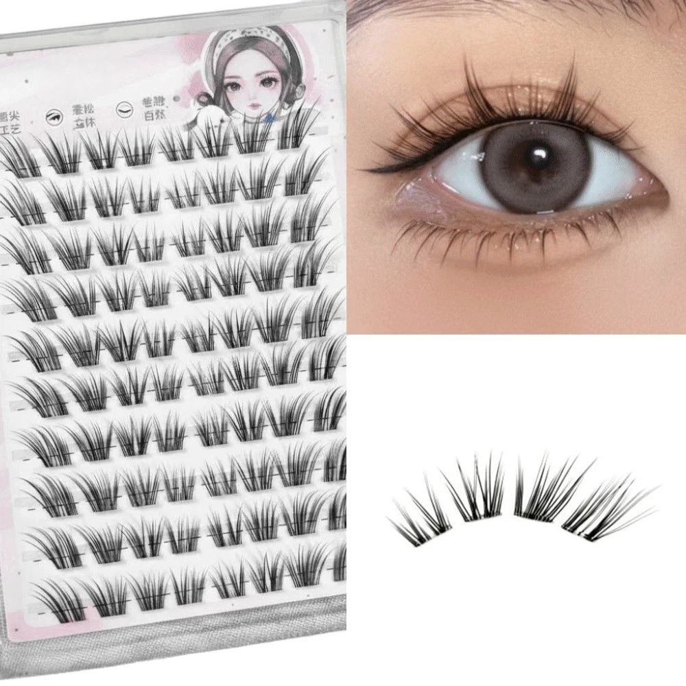 Eyelash Extension In Chinese - Накладные ресницы Full Strip, натуральные, длинные,
