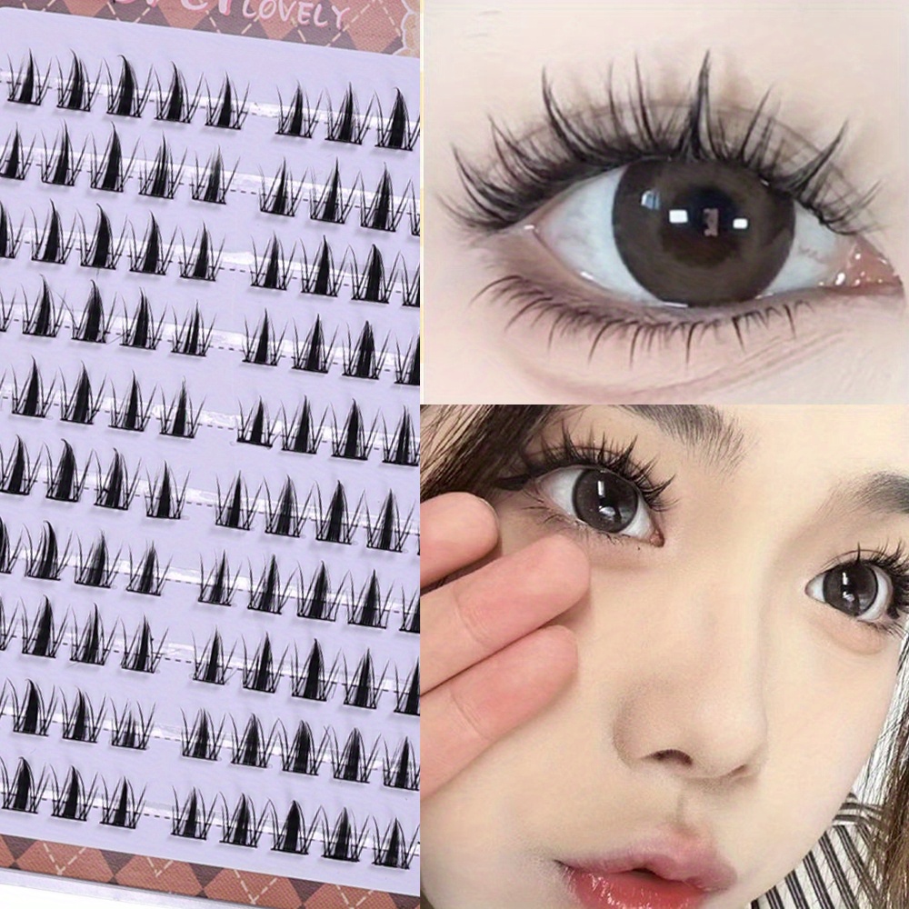 Eyelash Extension Japan - Накладные ресницы 10-рядные, в форме милых