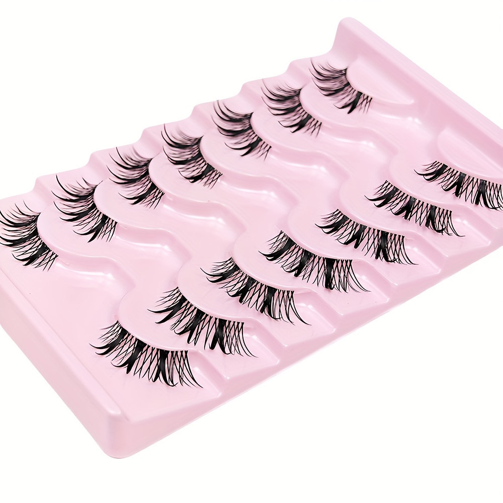 7 пар накладных ресниц Half Ey – обзор и цена Eyelash Extension Japan