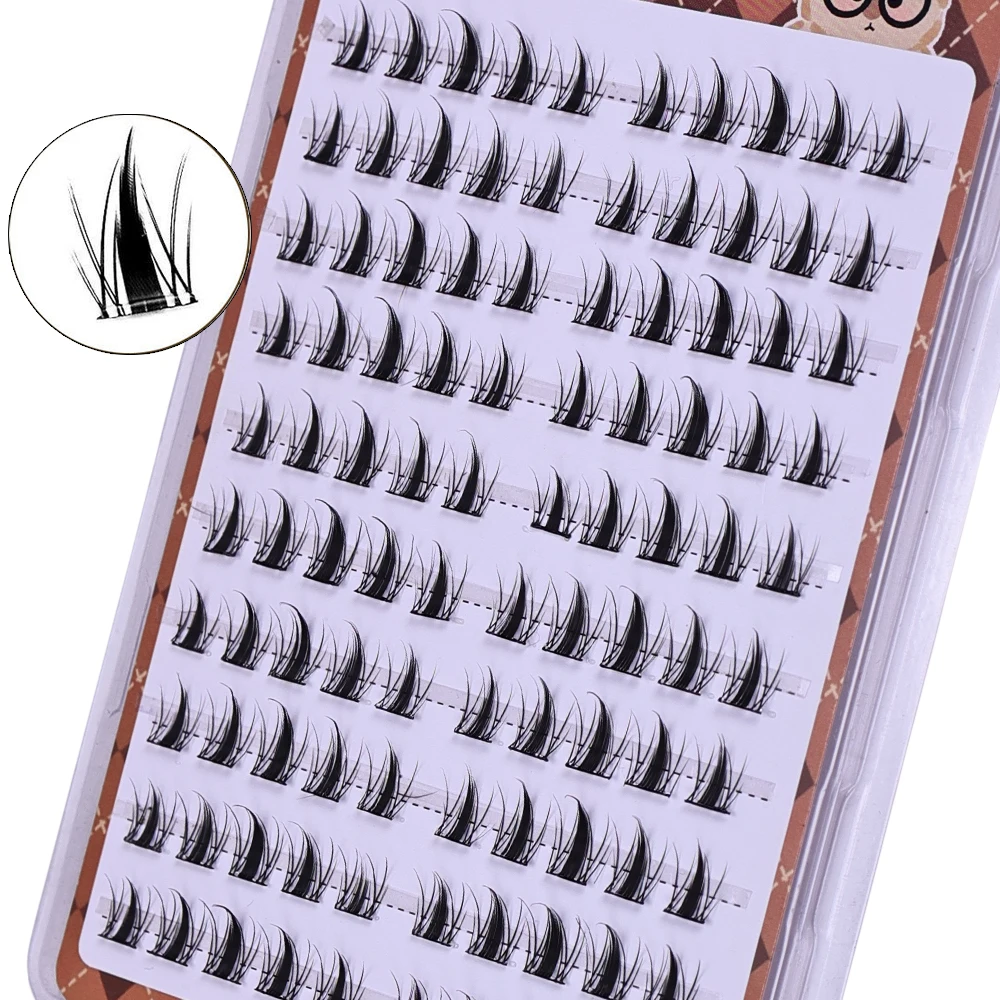 10-рядные накладные ресницы Cu – обзор и цена Eyelash Extension Japan