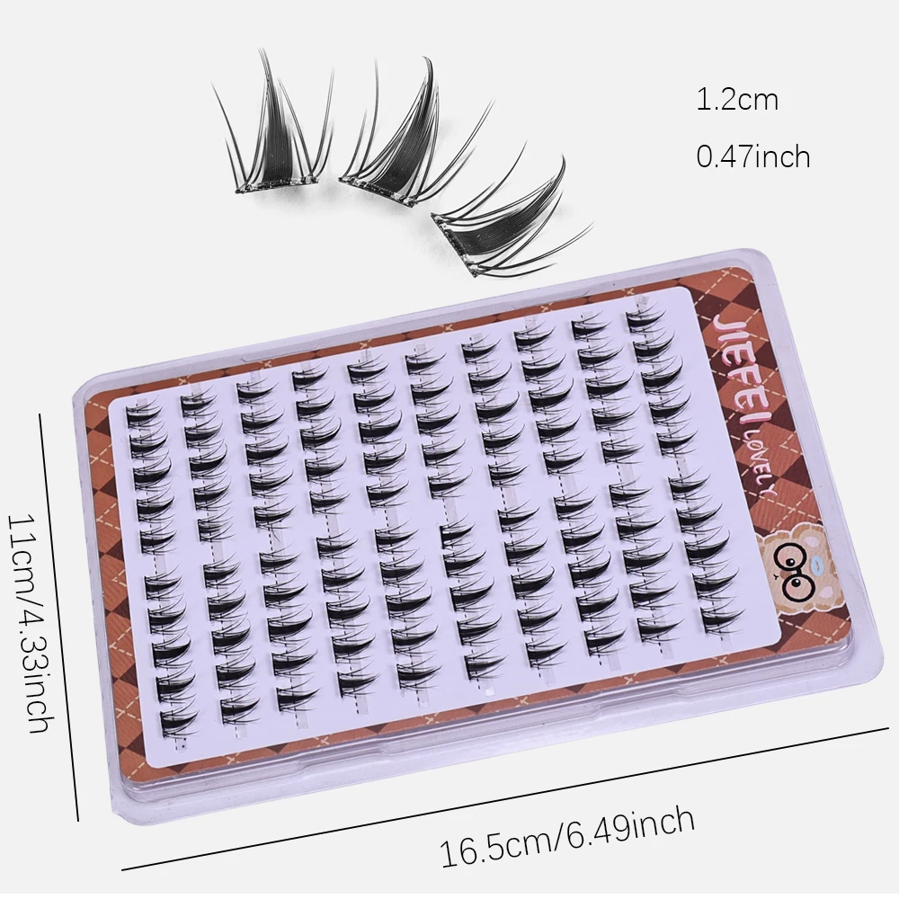 10-рядные накладные ресницы Cu – обзор и цена Eyelash Extension Japan
