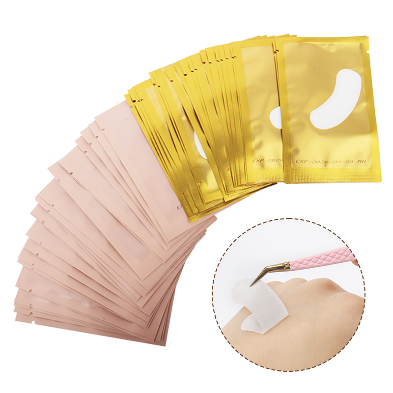 50 пар патчей для глаз, гелевы – обзор и цена Eyelash Extension Glasses