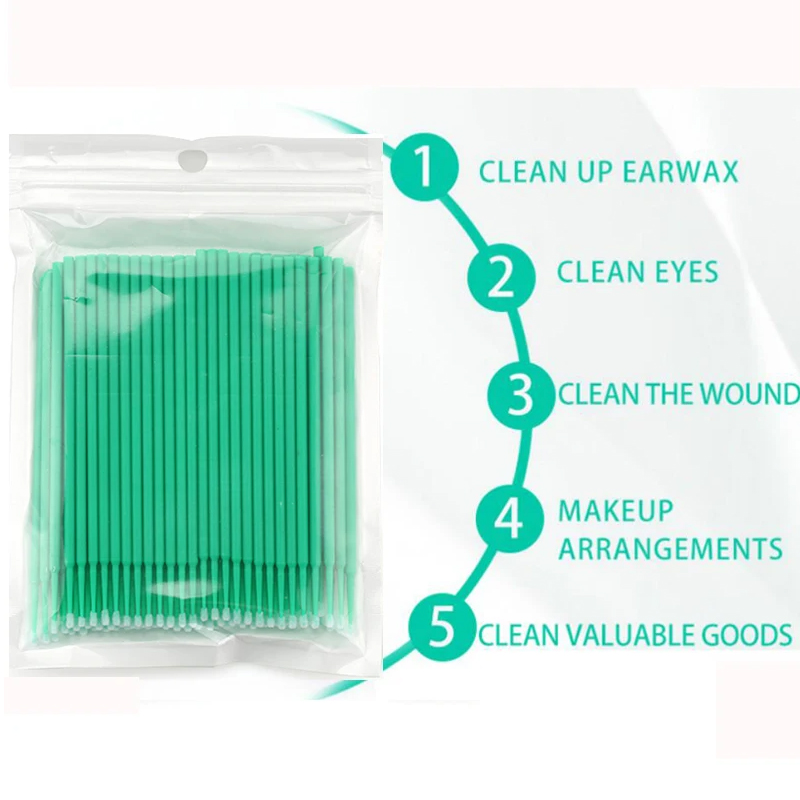 Одноразовые мерные тампоны 50/ – обзор и цена Eyelash Extension Removal