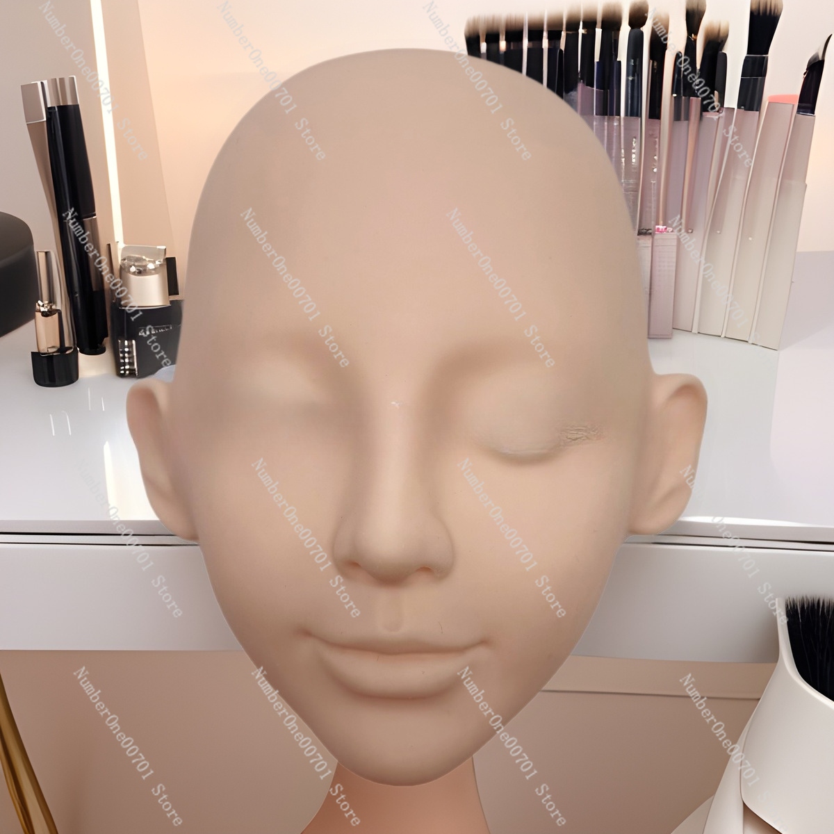 Трехслойная силиконовая голова – обзор и цена Eyelash Extension Open Eye