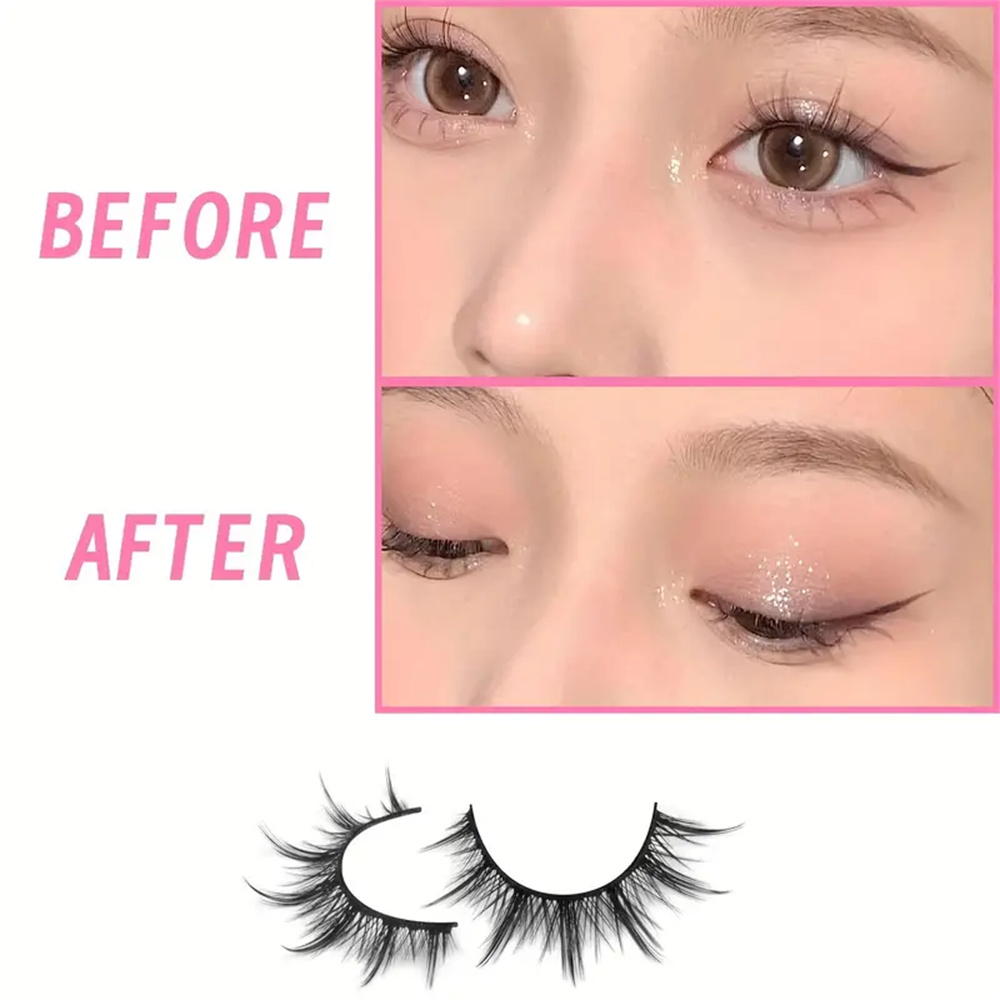 10 пар накладных ресниц в стил – обзор и цена Eyelash Extension Japan