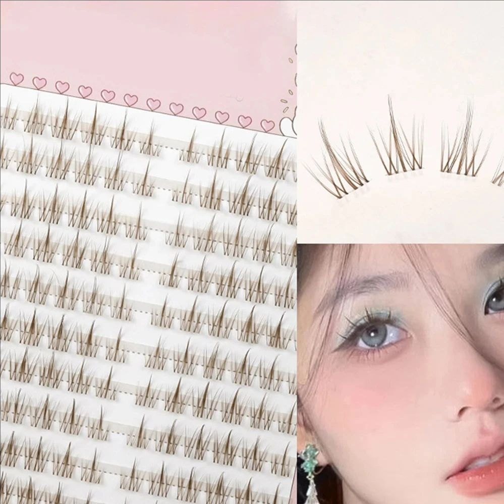MJ коричневые накладные ресниц – обзор и цена Eyelash Extension In Chinese