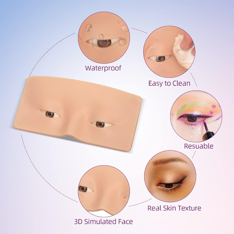 3D-доска для тренировки макияж – обзор и цена Eyelash Extension Open Eye